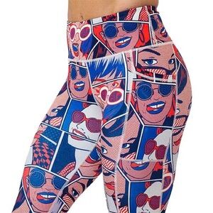 CVG Pop Art Capri leggings